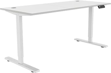 Piranha E-Base 140 höj- och sänkbart skrivbord (vit)