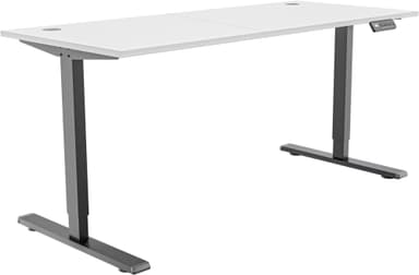 Piranha E-Base 140 höj- och sänkbart skrivbord (svart/vit)