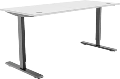 Piranha E-Base 140 höj- och sänkbart skrivbord (svart/vit)