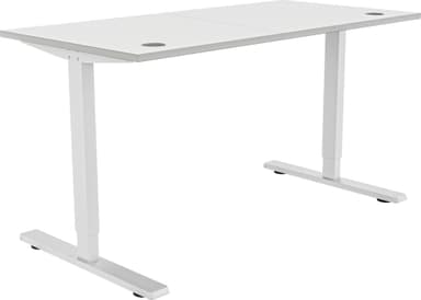 Piranha E-Base 120 höj- och sänkbart skrivbord (vit)