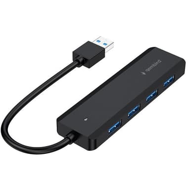 USB-hubb USB till 4 USB-ingångar med ultrasnabb dataöverföring