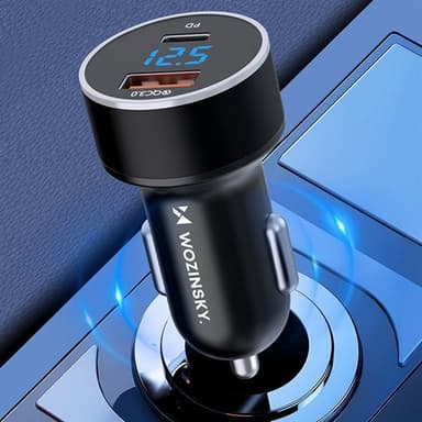 Billaddare 36W med PD/QC 3.0 USB och USB-C