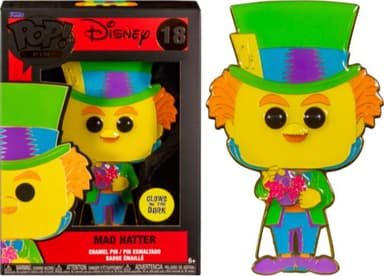 Funko Pin Badge Disney Mad Hatter märke