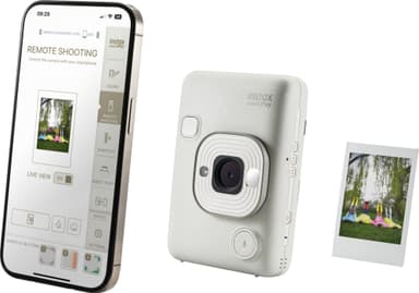 Fujifilm Instax Mini LiPlay direktkamera (vit)