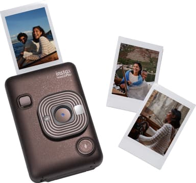 Fujifilm Instax Mini LiPlay direktkamera (brun)