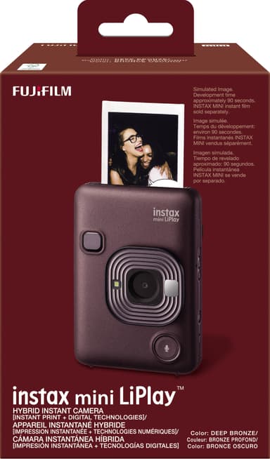 Fujifilm Instax Mini LiPlay direktkamera (brun)