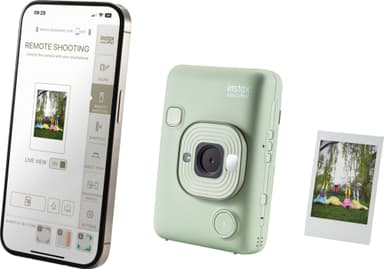 Fujifilm Instax Mini LiPlay direktkamera (grön)