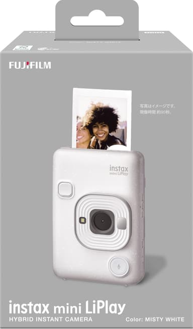 Fujifilm Instax Mini LiPlay direktkamera (vit)