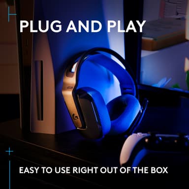 Logitech G G535 Lightspeed gamingheadset (svart)