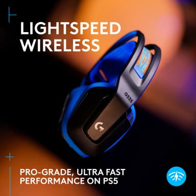 Logitech G G535 Lightspeed gamingheadset (svart)