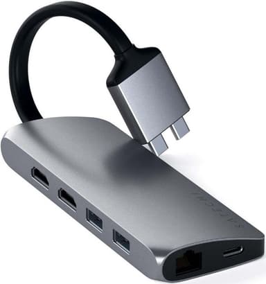 Satechi USB-C Dual Multimedia USB-hubb