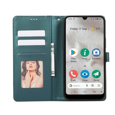Blush mobilfodral 3-kort Doro 8110 - Forest Green