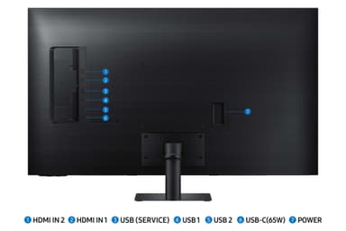Samsung Smart Monitor M7 43" bildskärm (svart)