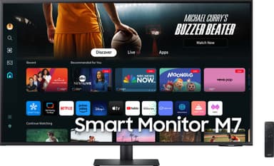 Samsung Smart Monitor M7 43" bildskärm (svart)