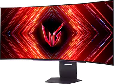 LG UltraGear 45GS95QE 45" OLED välvd bildskärm gaming