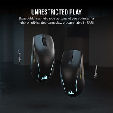 Corsair M75 RGB trådlös gamingmus (svart)