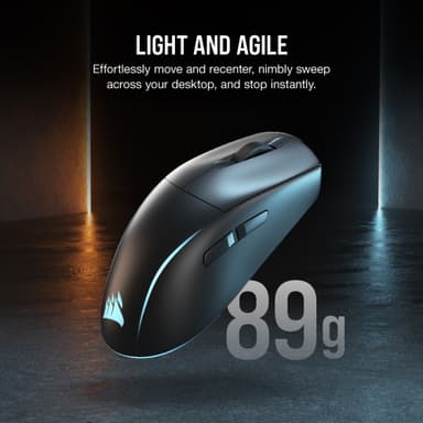 Corsair M75 RGB trådlös gamingmus (svart)