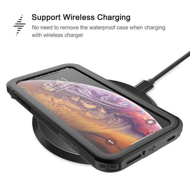 iPhone XR vattentätt fodral/skal Svart