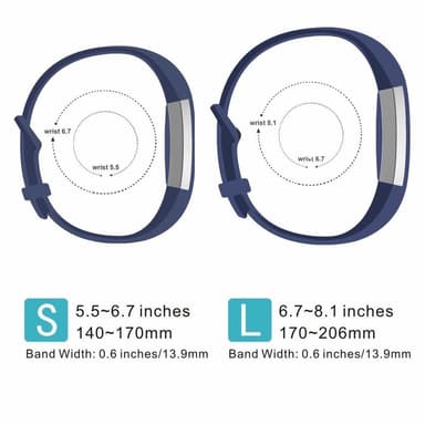 Fitbit Alta/Alta HR armband silikon 10-pack blandade färger S