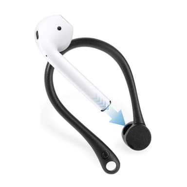 Öronkrokar för Air Pods Svart