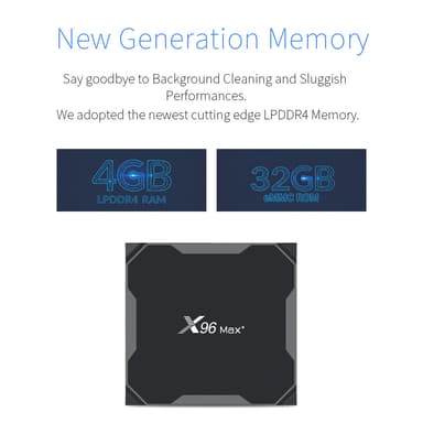 Android 9.0 Smart TV Box 4K 4GB + 32GB