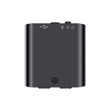 Röstinspelare mini magnetisk 4 delar 16 GB Svart