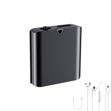 Röstinspelare mini magnetisk 4 delar 16 GB Svart