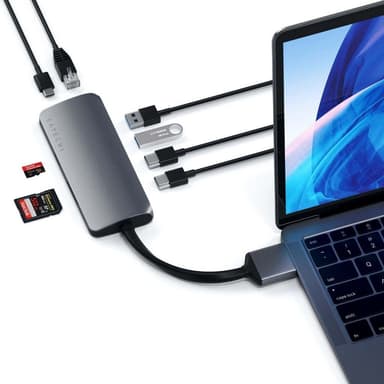 Satechi USB-C Dual Multimedia USB-hubb
