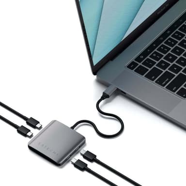 Satechi Aluminum 4-ports USB-C-hubb