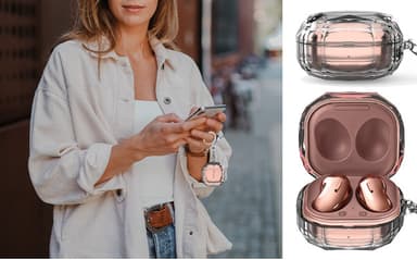 Skyddsfodral för Samsung Galaxy Buds Live/2/Pro/2 Pro Transparent