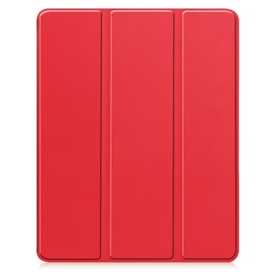 Till iPad Air 13 (2024) Slim fit tri-fold fodral Pennfack - Röd