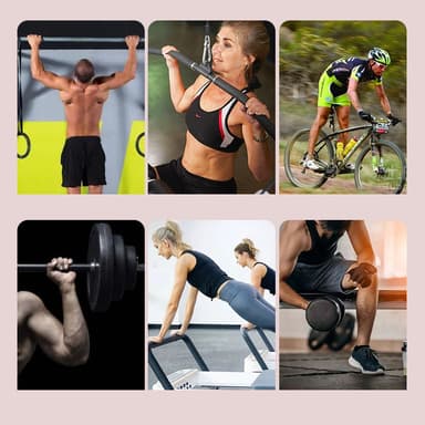 Halvfingerhandskar träningshandskar 1 par för gym, träning Svart M