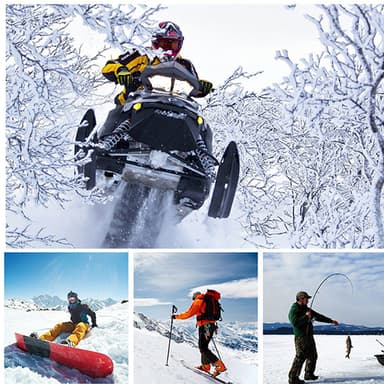 Vinter balaclava huva ansiktsmask, skidmask, ansiktsskydd