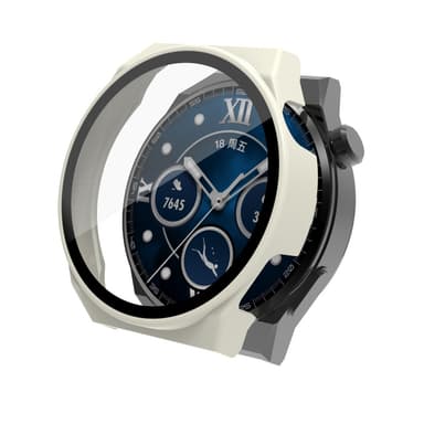 Fodral med skärmskydd för Huawei Watch GT3 Pro/Porsche (46mm) Vit