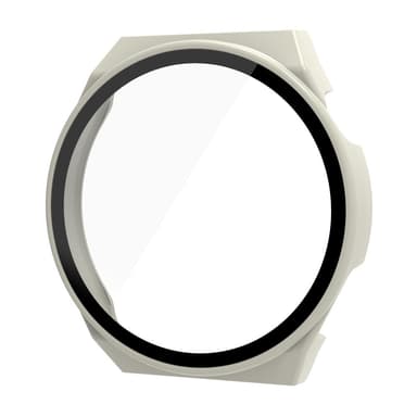 Fodral med skärmskydd för Huawei Watch GT3 Pro/Porsche (46mm) Vit