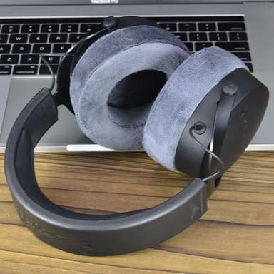 Flanellöronkuddar till Beyerdynamic DT700 Prox DT900 Prox Grå Tjocka ö
