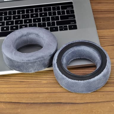 Flanellöronkuddar till Beyerdynamic DT700 Prox DT900 Prox Grå Tjocka ö
