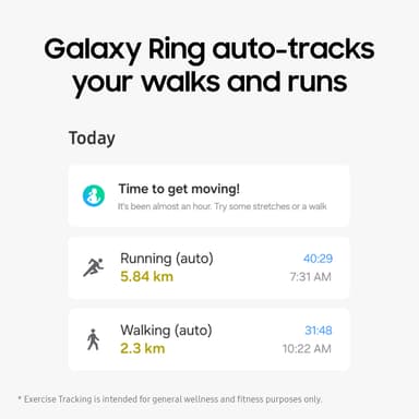 Samsung Galaxy Ring smartring Storlek 14 (silver)