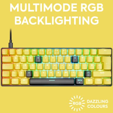 NOS C-450 Mini PRO RGB gaming tangentbord (smyle)
