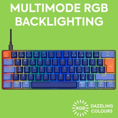 NOS C-450 Mini PRO RGB gaming tangentbord (jazz)