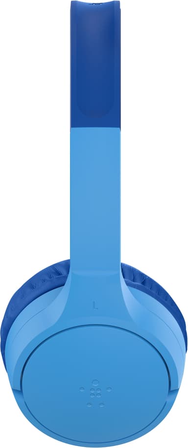 Belkin SoundForm Mini trådlösa on-ear-hörlurar (blå)