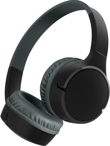 Belkin SoundForm Mini trådlösa on-ear-hörlurar (svart)