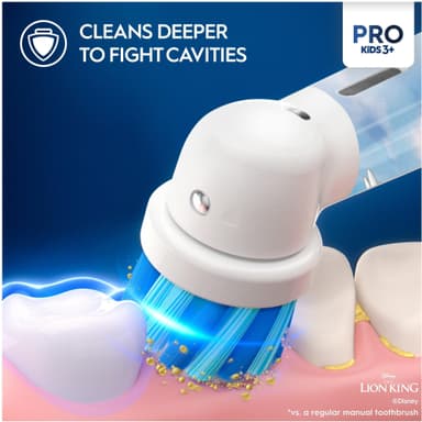 Oral-B Vitality Pro Kids Lion King eltandborste 297257 (röd)