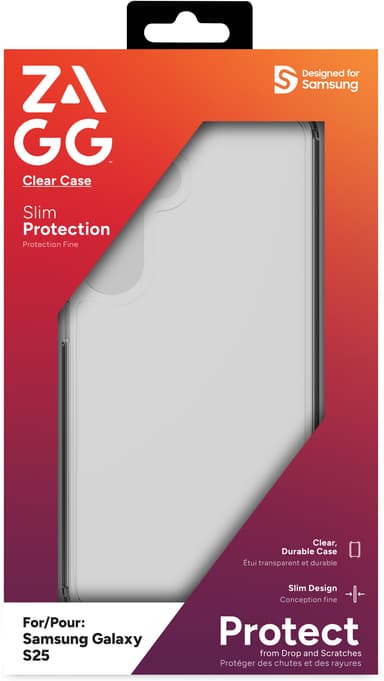Zagg Samsung Galaxy S25 Clear fodral