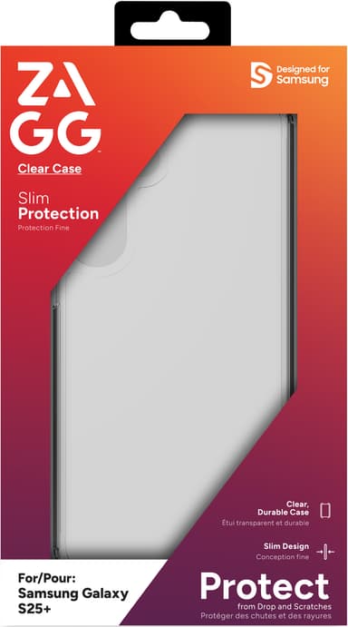 Zagg Samsung Galaxy S25+ Clear fodral