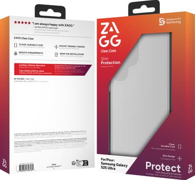 Zagg Samsung Galaxy S25 Ultra Clear fodral