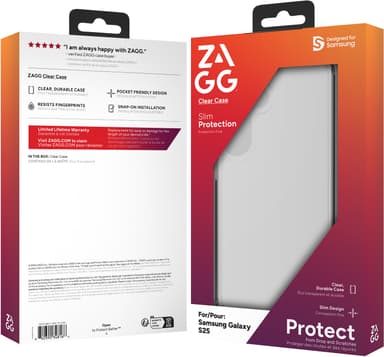 Zagg Samsung Galaxy S25 Clear fodral