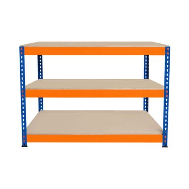 Arbetsbänk S-Rax med 3 nivåer - 120cm x 60cm x 90cm