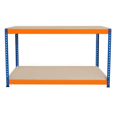 Arbetsbänk S-Rax med 2 nivåer - 150cm x 60cm x 90cm