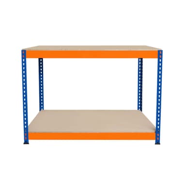 Arbetsbänk S-Rax med 2 nivåer - 120cm x 60cm x 90cm